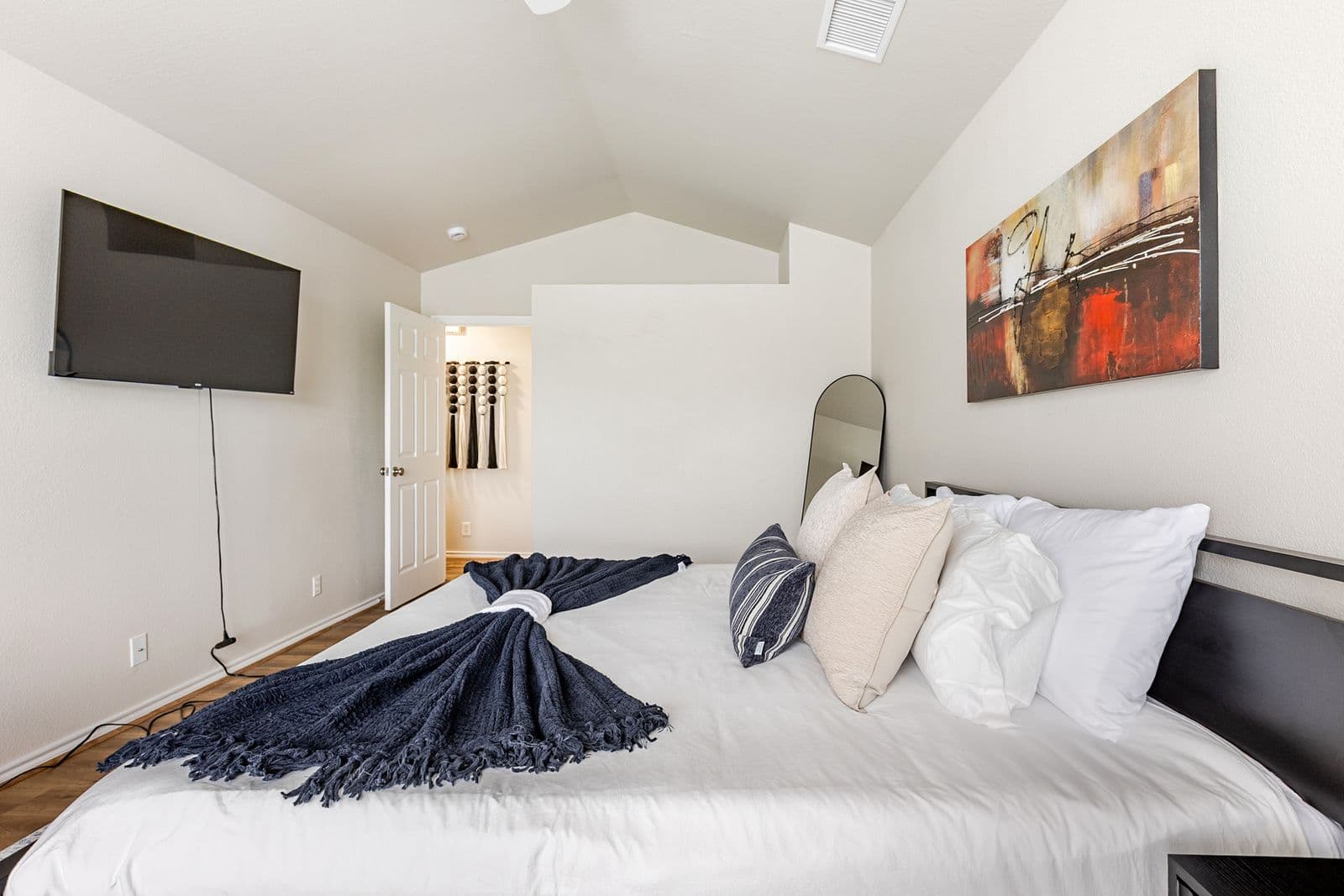 Master bedroom, side view